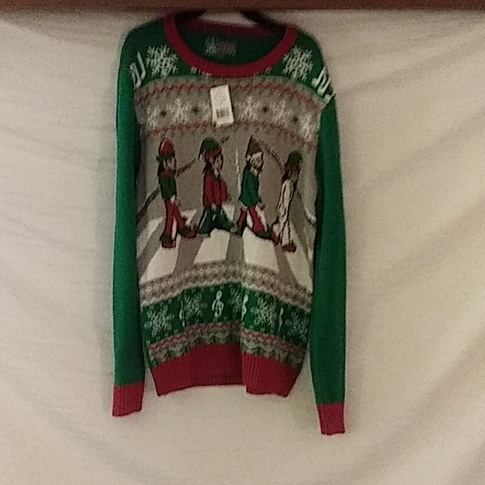 Christmas sweater with blinking lights